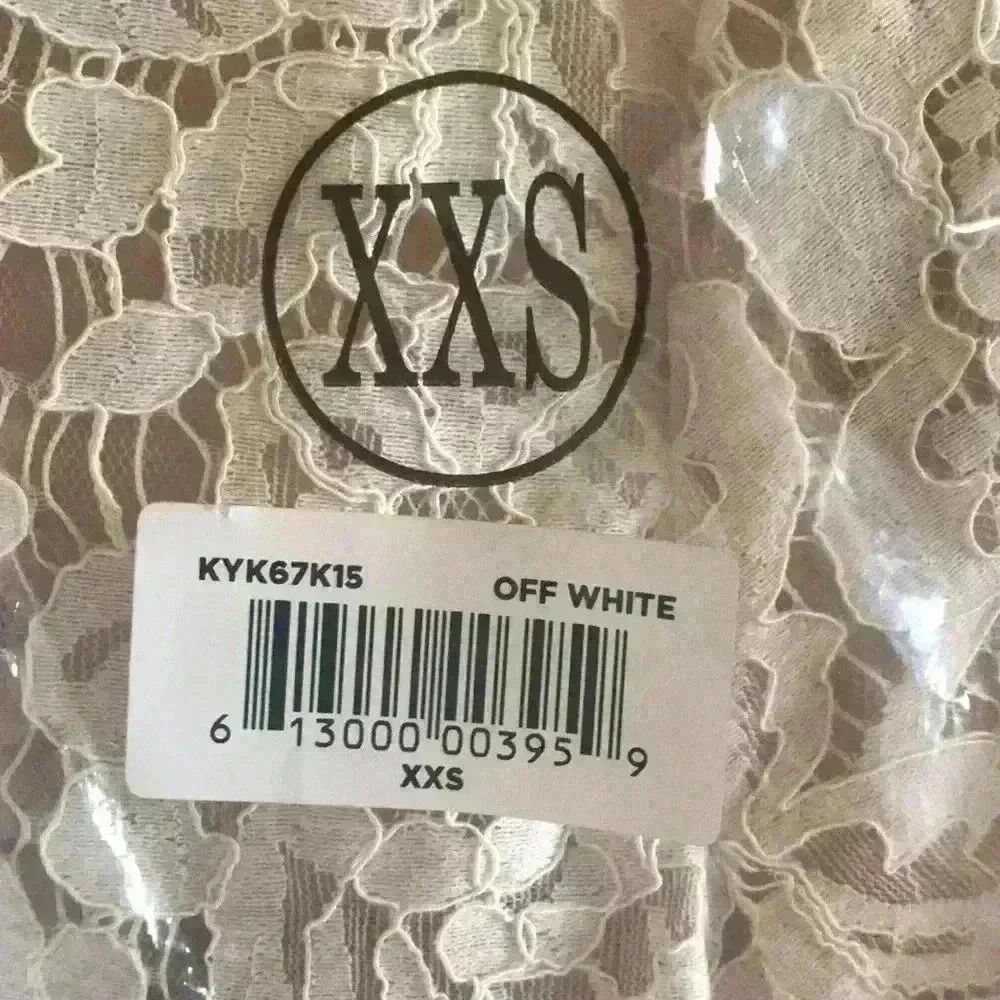 BCBGMaxazria Lace Evening Dress - Off White - Picture 5 of 12